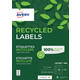 Etiket Avery LR7163-100 99.1x38.1mm recycled wit 1400 stuks