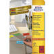 Etiket Avery L4790-20 38.1x21.2mm rood 1300 stuks