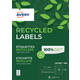 Etiket Avery LR7165-100 99.1x67.7mm recycled wit 800 stuks