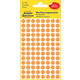 Etiket Avery 3178 rond 8mm oranje 416 stuks
