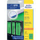Rugetiket Avery smal 38x192mm zelfklevend groen