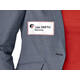 Naambadge etiket Avery L4786-20 80x50mm rood kader 200 stuks