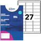 Naambadge etiket Avery L4784-20 63.5x29.6mm zk 540 stuks