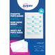 Badgekaart Avery L4728-20 60x90mm microperforatie 20 vel