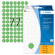 Etiket HERMA 2235 rond 13mm groen 2464 stuks
