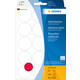 Etiket HERMA 2276 rond 32mm fluor rood 360 stuks