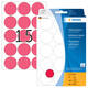 Etiket HERMA 2276 rond 32mm fluor rood 360 stuks