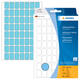 Etiket HERMA 2343 12x18mm blauw 1792 stuks