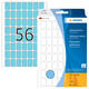 Etiket HERMA 2343 12x18mm blauw 1792 stuks