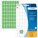 Etiket HERMA 2345 12x18mm groen 1792 stuks