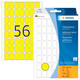 Etiket HERMA 2341 12x18mm geel 1792 stuks