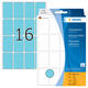 Etiket HERMA 2453 25x40mm blauw 512 stuks