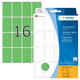 Etiket HERMA 2455 25x40mm groen 512 stuks