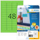 Etiket HERMA 4369 45.7x21.2mm verwijderbaar groen 960 stuks