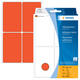 Etiket HERMA 2492 52x82mm rood 128 stuks