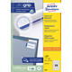 Etiket Avery 3667 48.5x16.9mm wit 6400 stuks