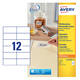 Etiket Avery L4743REV-25 99.1x42.3mm wit 300 stuks