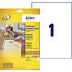 Etiket Avery L4735REV-25 210x297mm A4 wit 25 stuks
