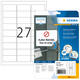 Etiket HERMA 4347 63.5x29.6mm verwijderbaar wit 675 stuks