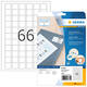 Etiket HERMA 8831 25.4x25.4mm mat wit 1650 stuks