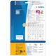 Etiket HERMA 8832 30.5x16.9mm mat wit 2400 stuks