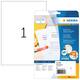 Etiket HERMA 4230 210x297mm A4 correctie wit 25 stuks