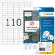 Etiket HERMA 4210 38.1x12.7mm verwijderbaar wit 2750 stuks