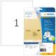 Etiket HERMA 4375 210x297mm A4 transparant 25 stuks