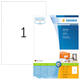 Etiket HERMA 4631 210x297mm A4 premium wit 200 stuks