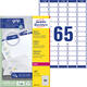 Etiket Avery L7651-100 38.1x21.2mm wit 6500 stuks