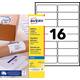 Etiket Avery J8162-100 99.1x33.9mm wit 1600 stuks