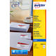 Etiket Avery J8160-40 63.5x38.1mm wit 840 stuks