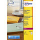 Etiket Avery L7562-25 99.1x33.9mm transparant 400 stuks