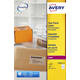 Etiket Avery L7565-25 99.1x67.7mm transparant 200 stuks