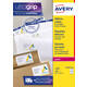 Etiket Avery L7159-250 63.5x33.9mm wit 6000 stuks