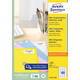 Etiket Avery L7654-100 45.7x25.4mm wit 4000 stuks