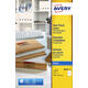 Etiket Avery J8567-25 210x297mm A4 transparant 25 stuks