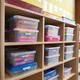 Labeltape Dymo LabelManager D1 polyester 9mm zwart op wit 10 stuks