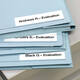 Labeltape Dymo LabelManager D1 polyester 9mm zwart op wit 10 stuks