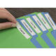 Labeltape Dymo LabelManager D1 polyester 12mm zwart op wit 10 stuks