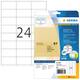Etiket HERMA 4685 70x37mm transparant 600 stuks