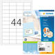 Etiket HERMA 4272 48.3x25.4mm premium wit 4400 stuks