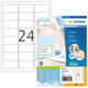 Etiket HERMA 4645 63.5x33.9mm premium wit 2400 stuks