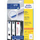Rugetiket Avery breed/lang 59x297mm zelfklevend wit