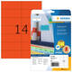 Etiket HERMA 5059 105x42.3mm verwijderbaar rood 280 stuks