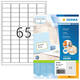 Etiket HERMA 4254 38.1x21.2mm premium wit 6500 stuks
