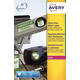 Etiket Avery L7060-20 63.5x38.1mm polyester wit 420 stuks