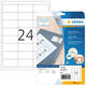 Etiket HERMA 4820 66x33.8mm wit 600 stuks