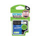 Labeltape Dymo LabelManager D1 polyester 12mm duurzaam zwart op wit