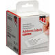 Labeletiket Quantore 99012 36x89mm adres wit 2 rollen